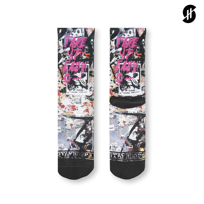 KAOS KAKI BASKET STAY HOOPS Take It Easy Socks