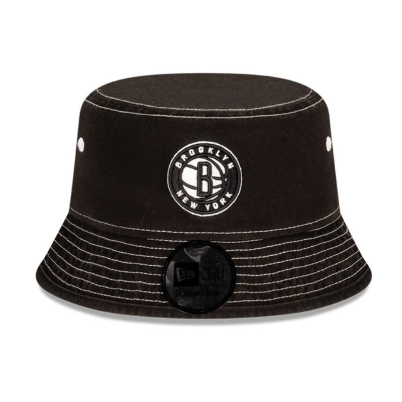 TOPI SNEAKERS NEW ERA Brooklyn Nets Contrast Stitch Bucket Cap