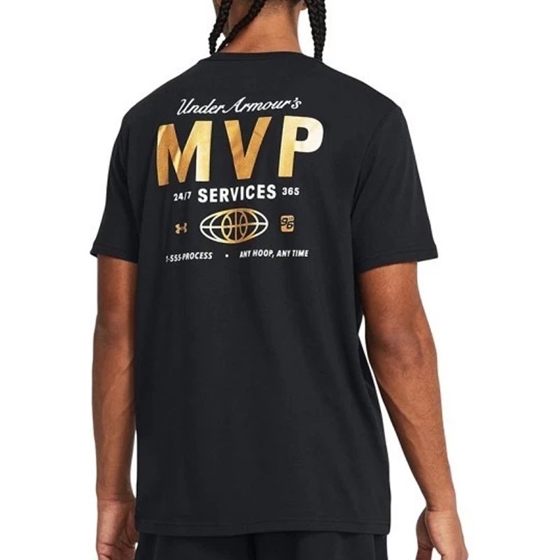 BAJU BASKET UNDER ARMOUR MVP Services Tee