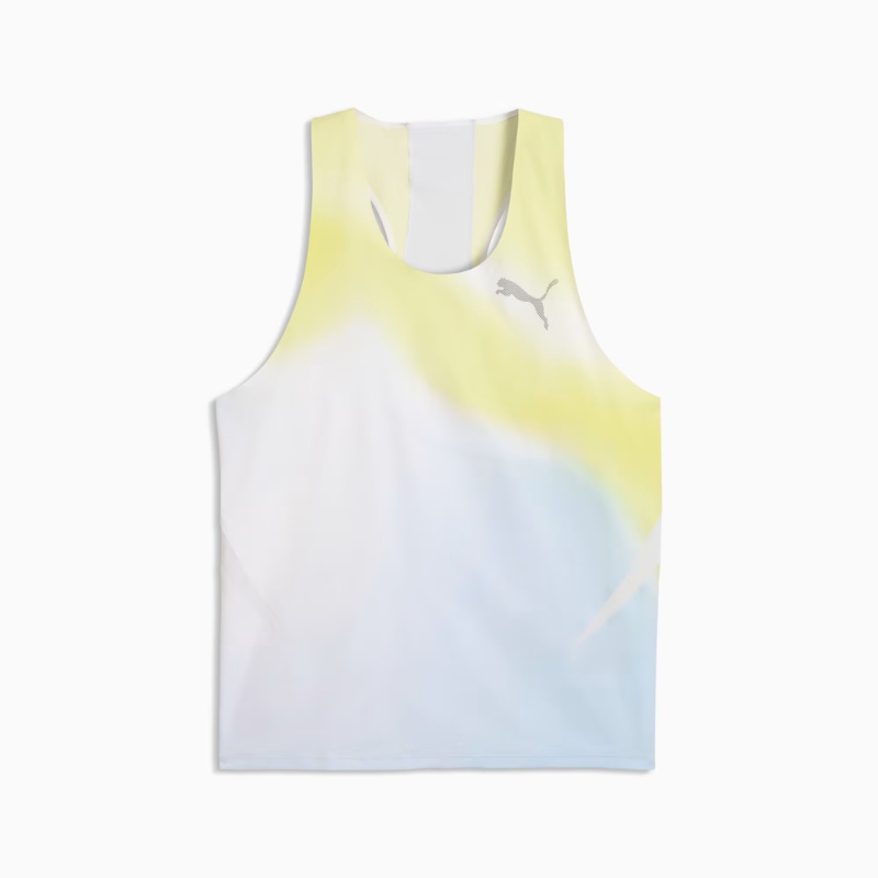 BAJU LARI PUMA Lightspeed ULTRAWEAVE Graphic Running Singlet Men