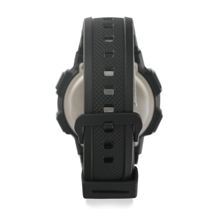 JAM TANGAN  CASIO Water Resistance 100M Black Resin Band