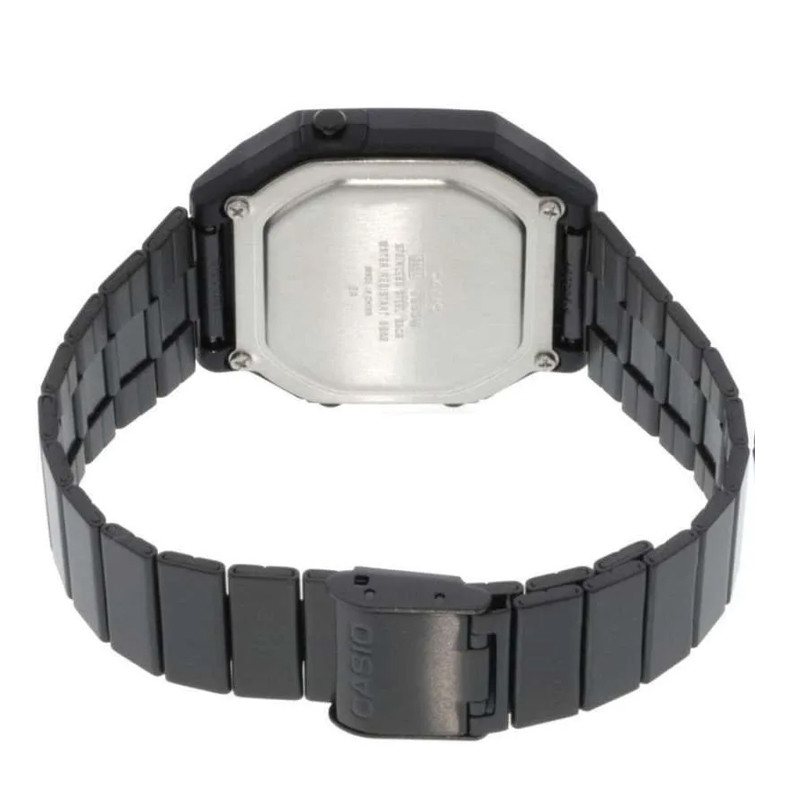 JAM TANGAN  CASIO Digital Dial Stainless Steel Strap