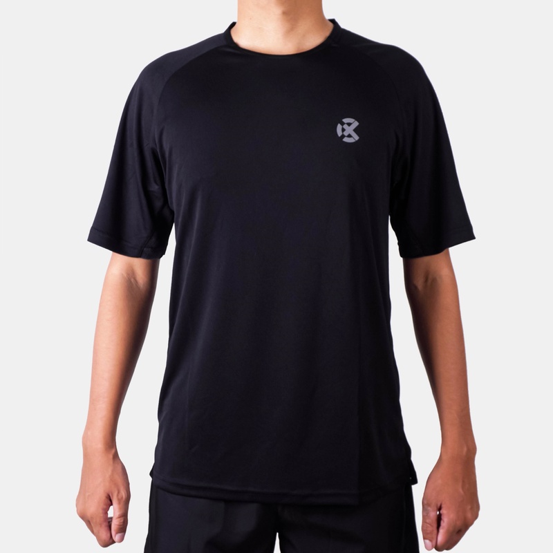 BAJU LARI RECHAMPX CX CORE SHORT-SLEEVE RUNNING TOP SM LOGO