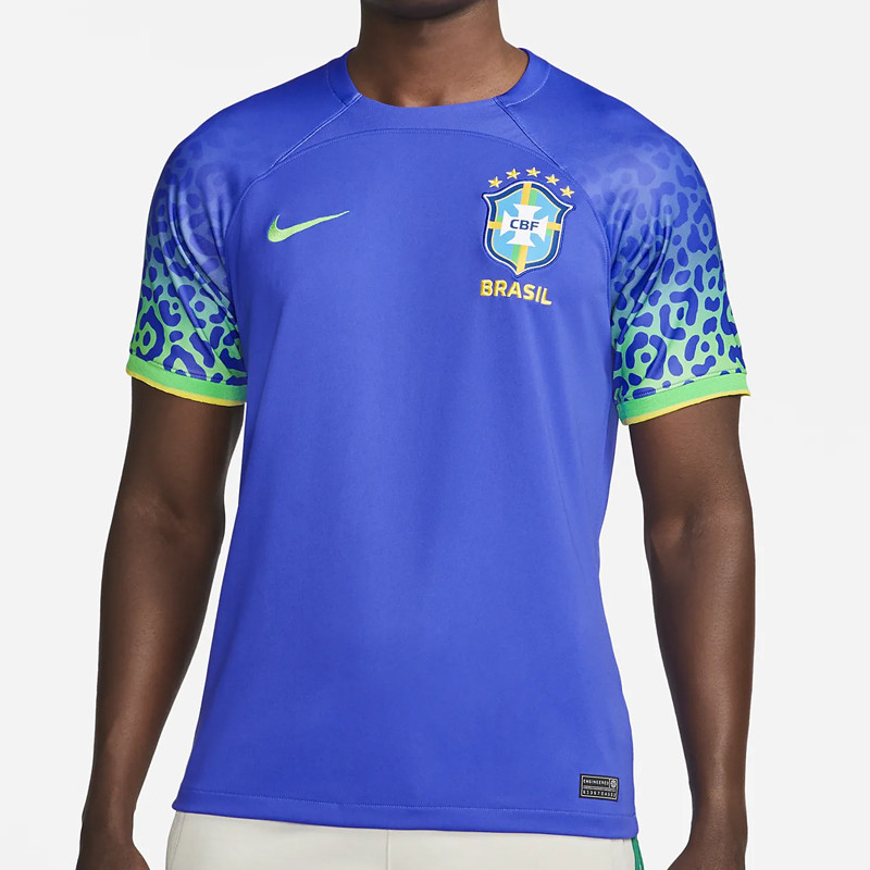 BAJU FOOTBALL NIKE Brazil 2022-23 Stadium Away Jersey