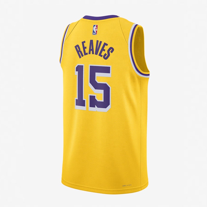 BAJU BASKET NIKE Austin Reaves Los Angeles Lakers Icon Edition Swingman Jersey