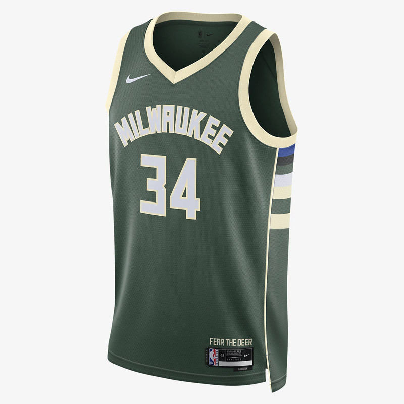 BAJU BASKET NIKE Milwaukee Bucks Icon Edition 2022-2023