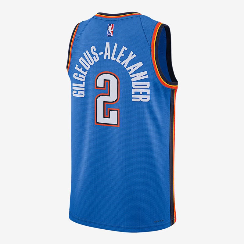 BAJU BASKET NIKE Shai Gilgeous-Alexander Oklahoma City Thunder Icon Swingman Jersey
