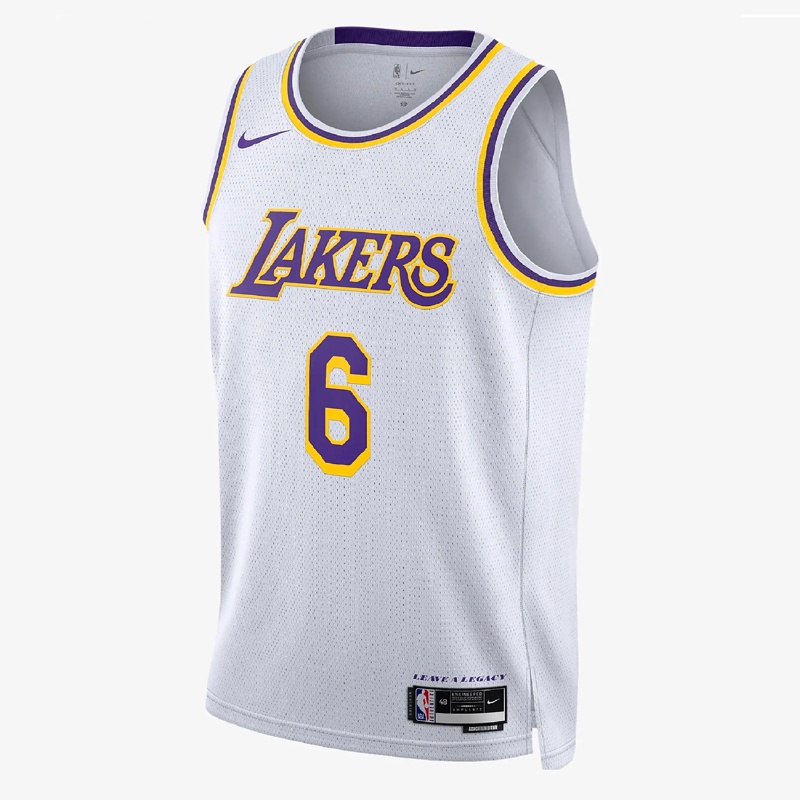 BAJU BASKET NIKE Lebron James Los Angeles Lakers Association Edition Swingman Jersey