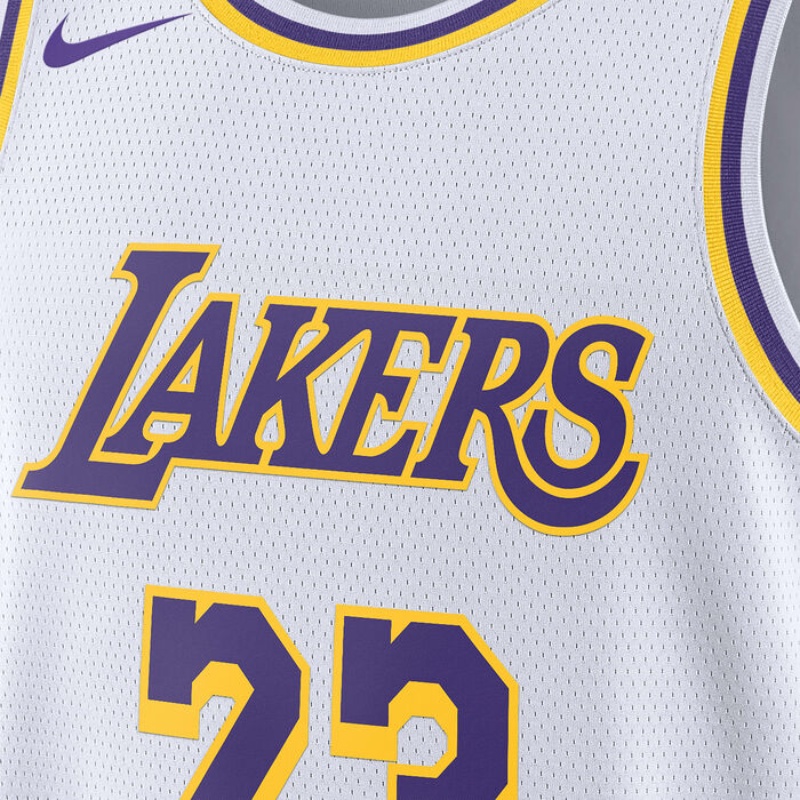 BAJU BASKET NIKE Lebron James Los Angeles Lakers Association Edition Swingman Jersey