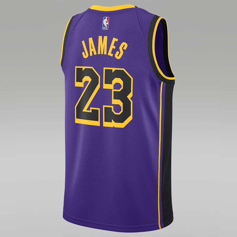 BAJU BASKET AIR JORDAN Lebron James Los Angeles Lakers Statement Edition Swingman Jersey