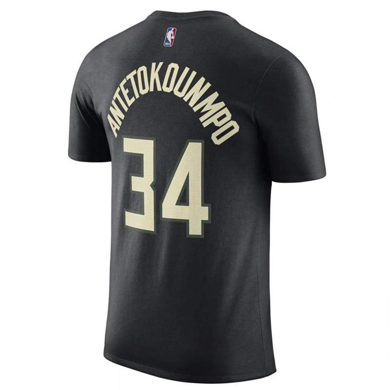 BAJU BASKET AIR JORDAN Milwaukee Bucks Antetokounmpo Statement Edition Tee