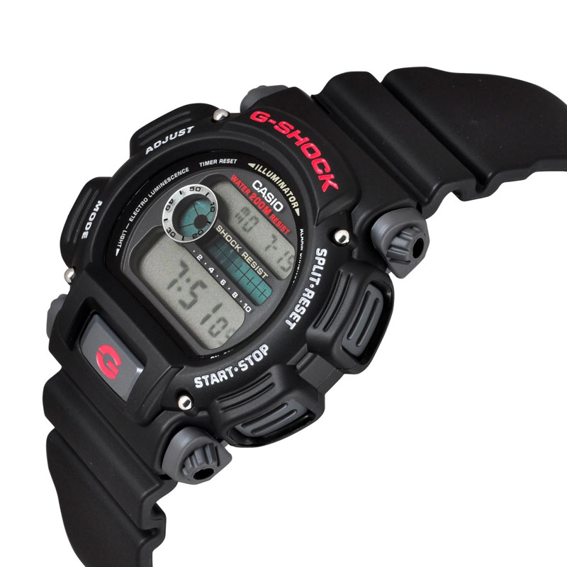 JAM TANGAN  CASIO G-Shock Digital Dial Black Resin Strap