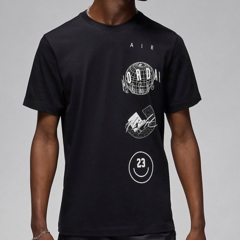 BAJU BASKET AIR JORDAN BRAND LOGO STACK Tee