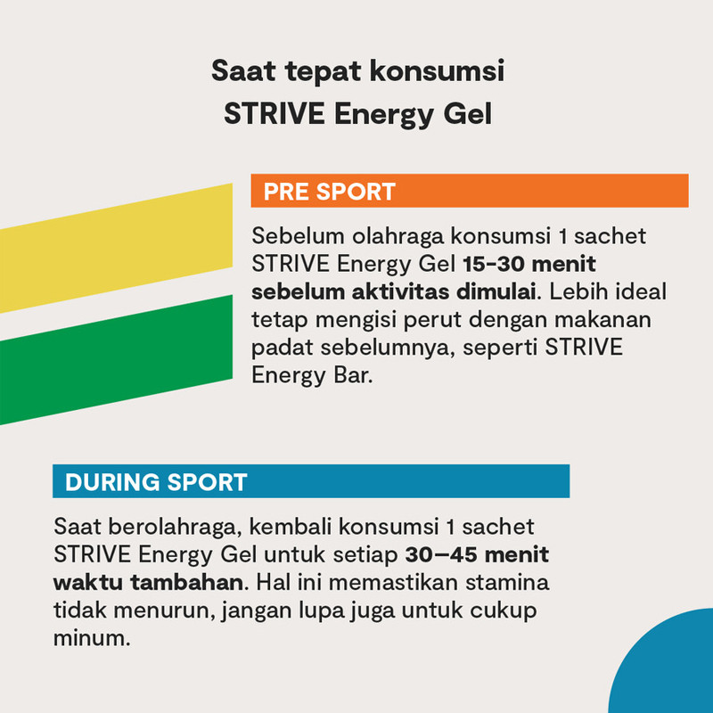 SUPLEMEN LARI STRIVE Energy Gel Nanas 24gr