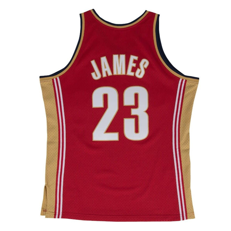 BAJU BASKET MITCHELL N NESS CLEVELAND CAVALIERS Lebron James Swingman Jersey