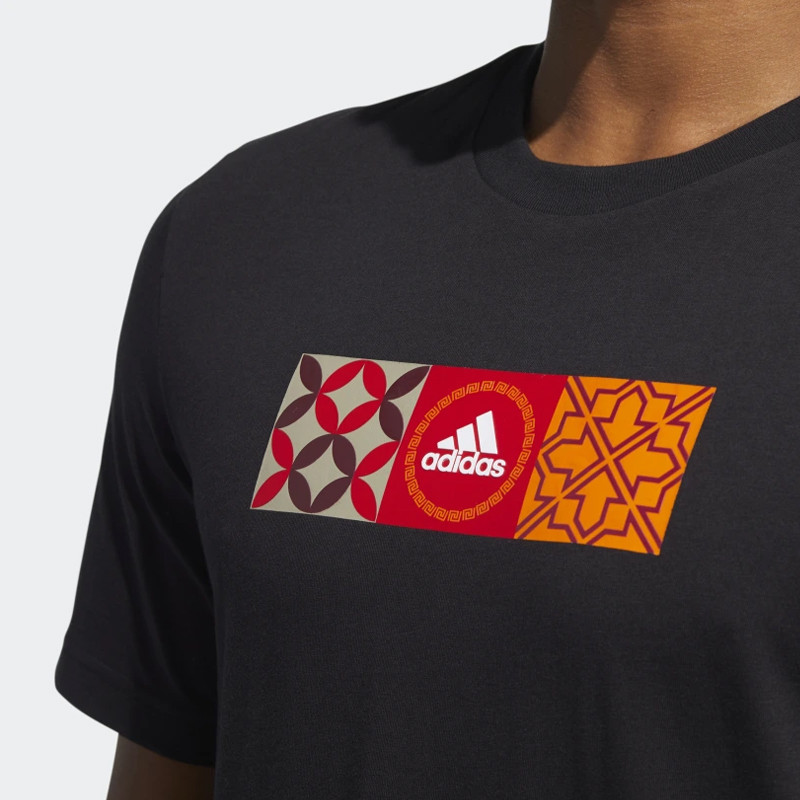 BAJU SNEAKERS ADIDAS CNY GRAPHIC INFILL TEE