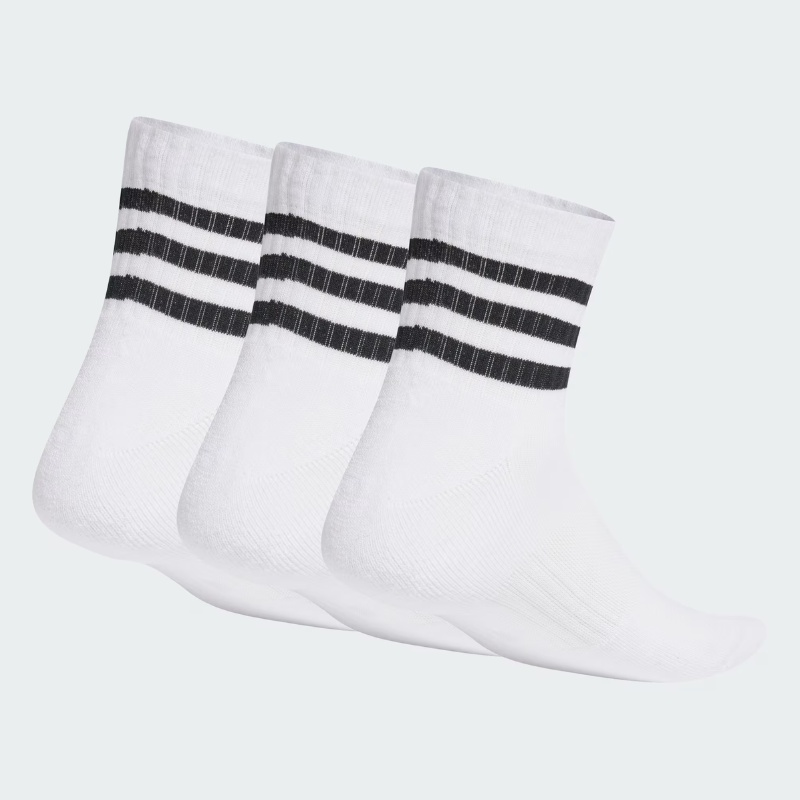 KAOS KAKI LARI ADIDAS 3-Stripes Cushioned Sportswear Low-Cut Socks 3 Pairs