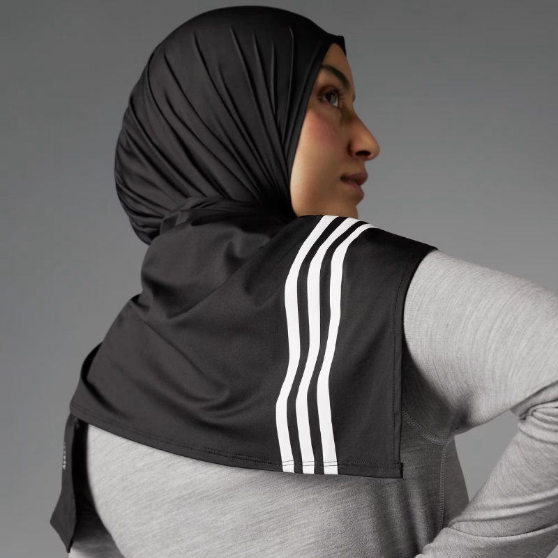 AKSESORIS LARI ADIDAS WMNS Own the Run 3-Stripes Hijab