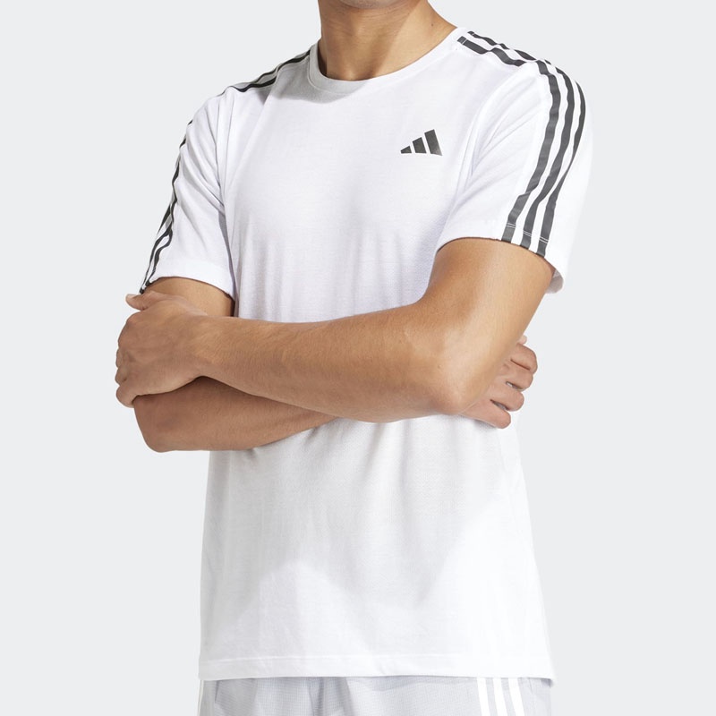 BAJU LARI ADIDAS Own The Run E 3Stripes Tee