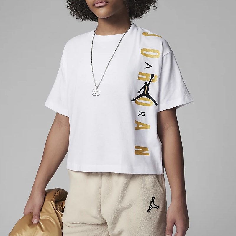 BAJU BASKET AIR JORDAN Time to Shine Kids Tee