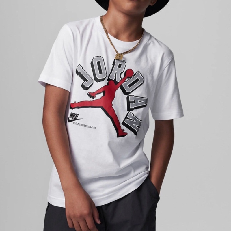 BAJU BASKET AIR JORDAN VARISTY JUMPMAN SHORT SLEEVES Tee