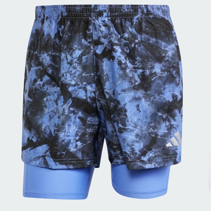 CELANA LARI ADIDAS Own The Run Spray Dye 2-In-1 Short