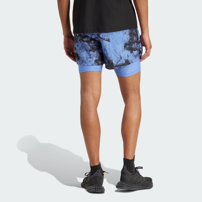 CELANA LARI ADIDAS Own The Run Spray Dye 2-In-1 Short