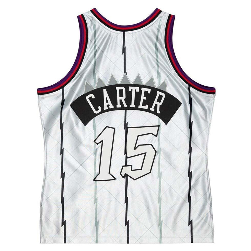 BAJU BASKET MITCHELL N NESS 75th Platinum Swingman Vince Carter Toronto Raptors 1998-99 Jersey