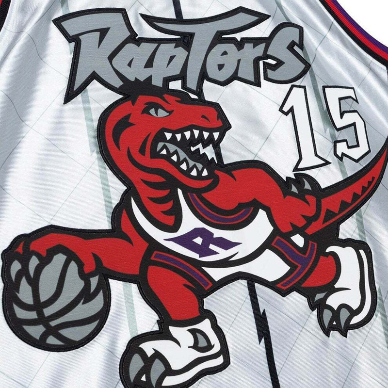 BAJU BASKET MITCHELL N NESS 75th Platinum Swingman Vince Carter Toronto Raptors 1998-99 Jersey