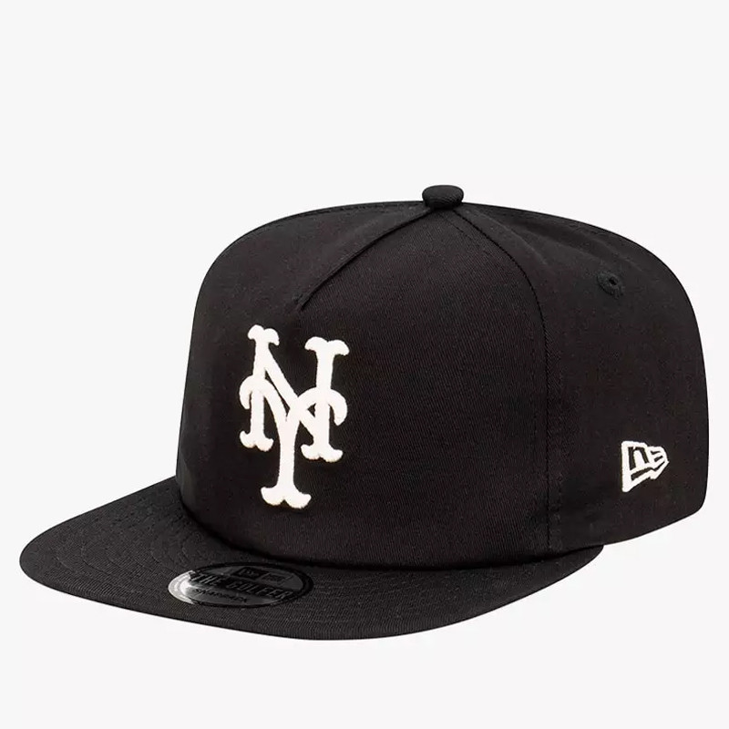 TOPI SNEAKERS NEW ERA New York Mets Black Chain Stitch 2.0 The Golfer Snapback