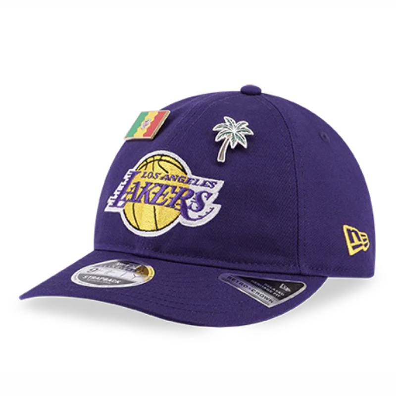 TOPI BASKET NEW ERA CITY TEAMS LOS ANGELES LAKERS RC 9FIFTY CAP