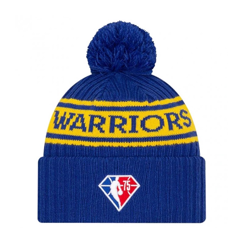 TOPI BASKET NEW ERA Golden State Warriors NBA Official Draft Beanie