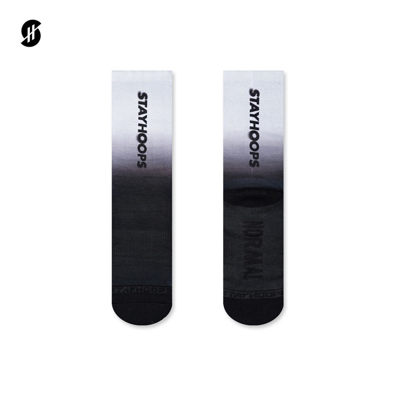 KAOS KAKI BASKET STAY HOOPS Fullprint Sock Moor