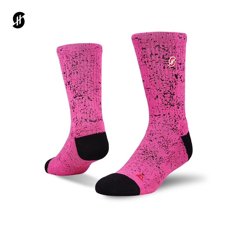 KAOS KAKI BASKET STAY HOOPS Performance Sock Dust circuit magenta