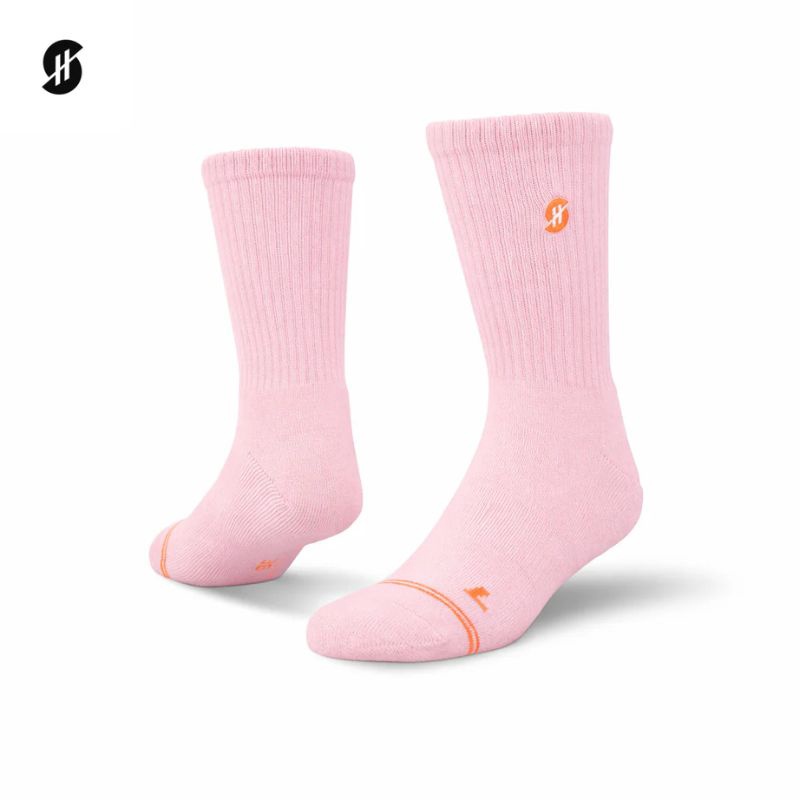 KAOS KAKI BASKET STAY HOOPS Plain Light Pink