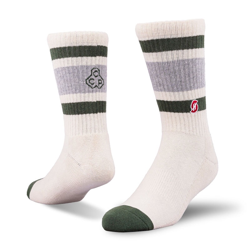 KAOS KAKI BASKET STAY HOOPS PER ECRU 