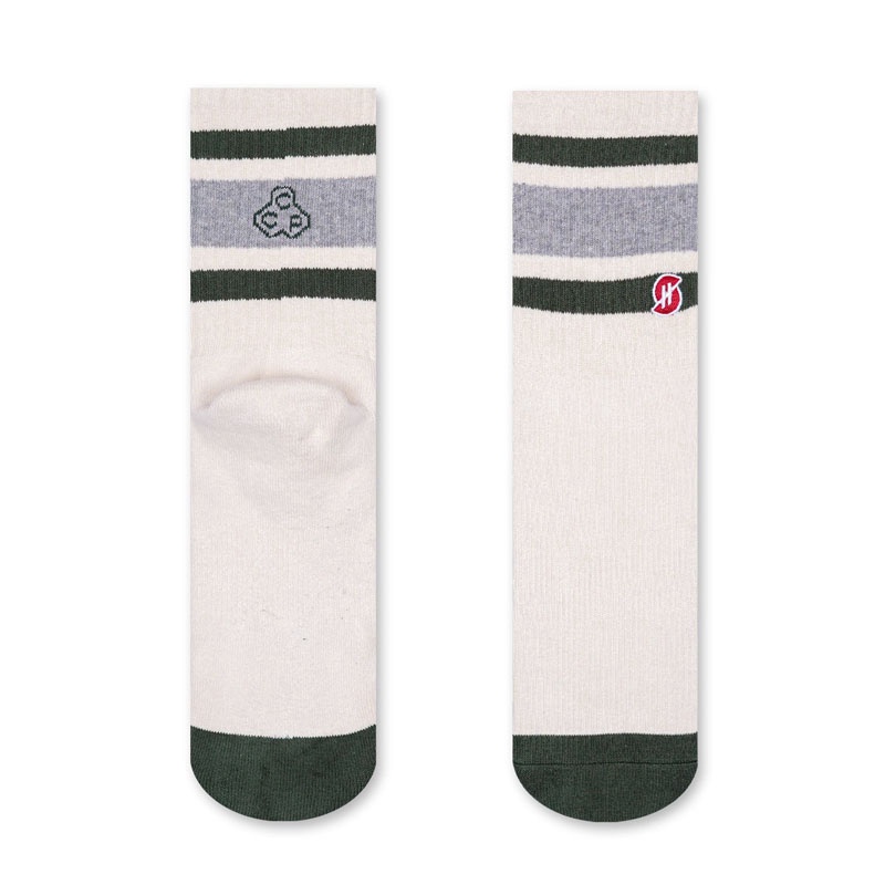 KAOS KAKI BASKET STAY HOOPS PER ECRU 