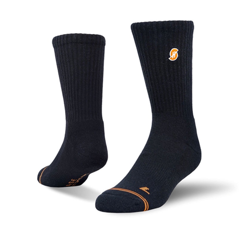 KAOS KAKI BASKET STAY HOOPS Plain Black