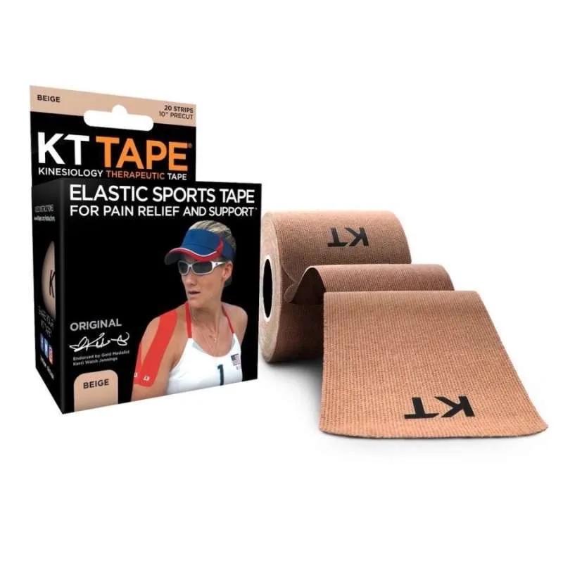 AKSESORIS BASKET KT TAPE Original Cotton Kinesiology Tape 20 Precut Strips