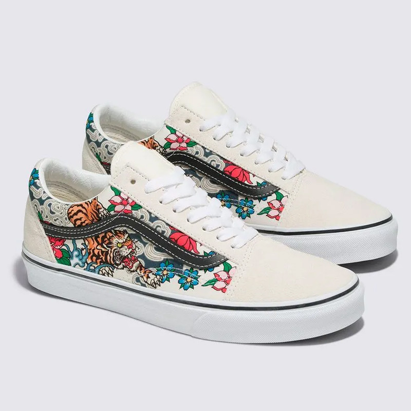 SEPATU SNEAKERS VANS Old Skool Tiger Floral