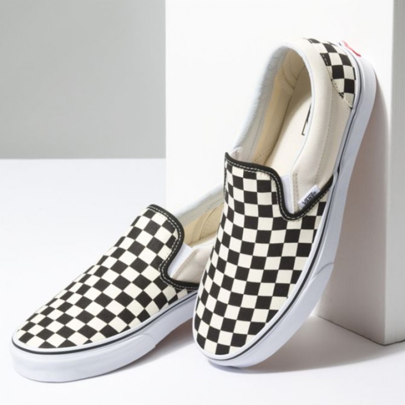 SEPATU SNEAKERS VANS Checkerboard Slip On