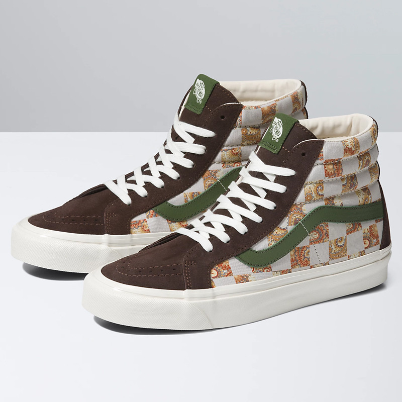 SEPATU SNEAKERS VANS BRICOLAGE CHECK SK8-HI 38 DX