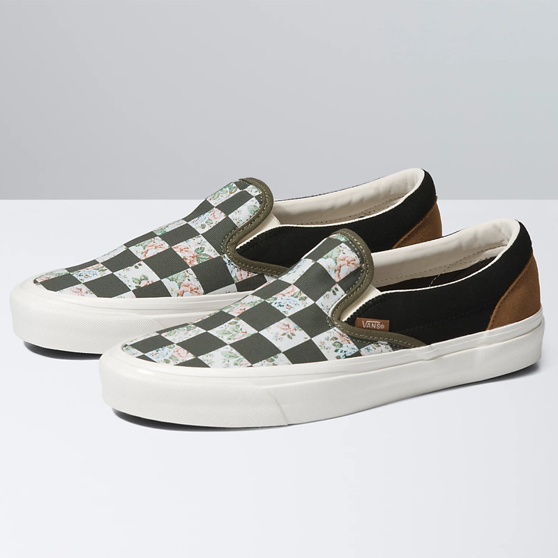 SEPATU SNEAKERS VANS BRICOLAGE CHECK CLASSIC SLIP-ON 98 DX