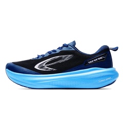 AURORUN STRIDE HITAM - BIRU - NAVY